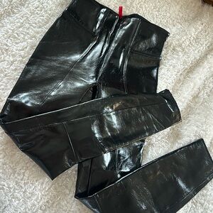 Spanx patent leather leggings size XS petite